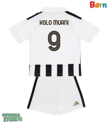 Juventus Randal Kolo Muani #9 Replika Babytøj Hjemmebanesæt Børn 2026-27 Kortærmet (+ Korte bukser)